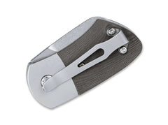 Briceag Minnow Automatic Micarta Green CRKT- Deschidere Automată, Otel MagnaCut