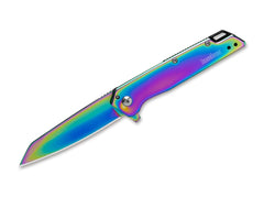 Briceag Misdirect Rainbow Kershaw- Finish PVD Colorat, Lama Reverse Tanto