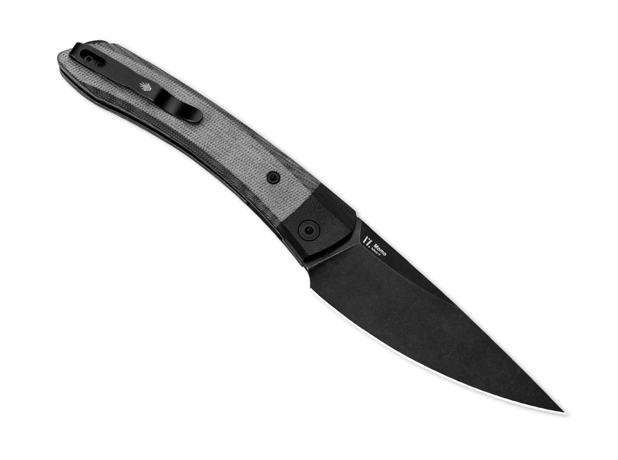 Briceag Momo Nitro-V G10 & Micarta All Black Kizer- Maner G10, Linerlock