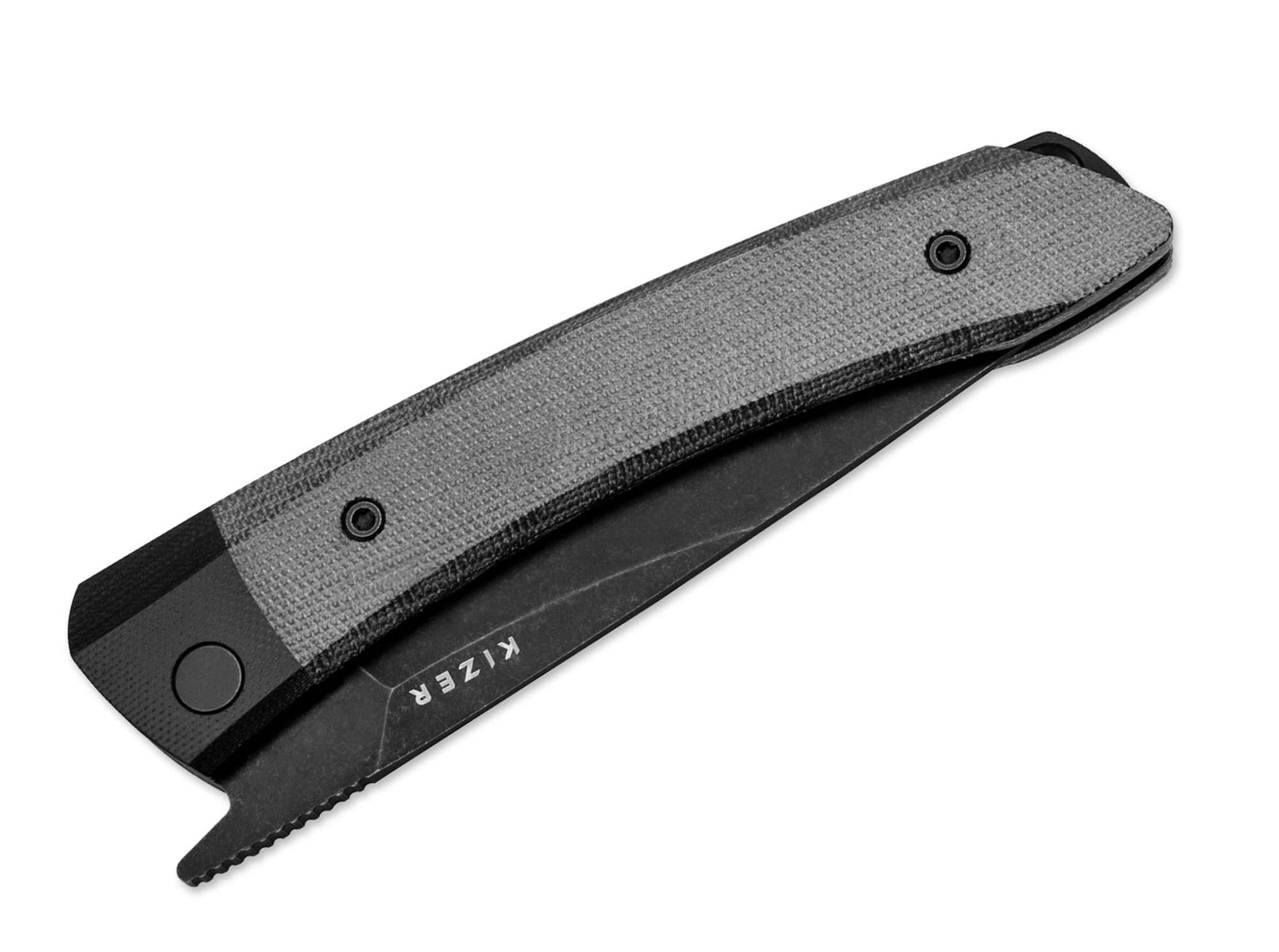Briceag Momo Nitro-V G10 & Micarta All Black Kizer- Maner G10, Linerlock