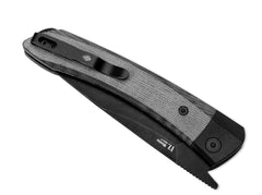 Briceag Momo Nitro-V G10 & Micarta All Black Kizer- Maner G10, Linerlock