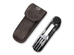 Briceag Multi-Tool Partake Black Aluminum CIVIVI- 4-in-1, Maner Aluminiu Negru