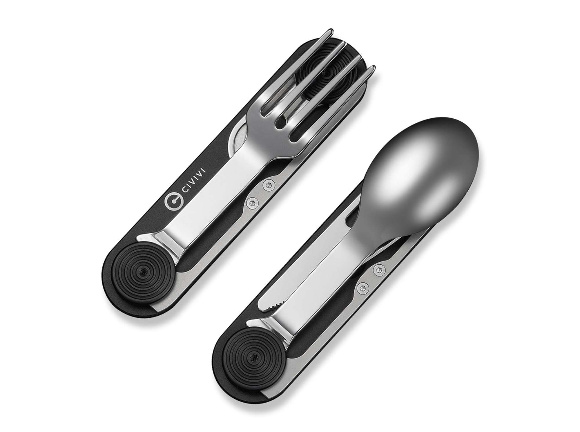 Briceag Multi-Tool Partake Black Aluminum CIVIVI- 4-in-1, Maner Aluminiu Negru