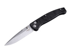 Briceag Mysto 3.4 Metal Black Diamond Richlite Hogue- Lama MagnaCut, Maner Richlite