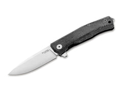 Briceag Myto Micarta Black LionSteel- Lama M390, Maner Micarta Negru