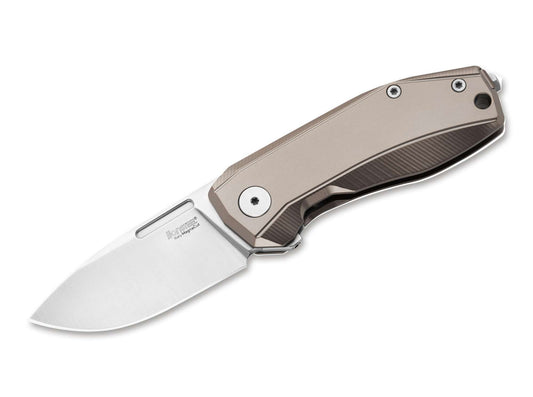 Briceag Nano Titanium Bronze LionSteel- Lama MagnaCut, Maner Titan Bronz