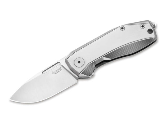 Briceag Nano Titanium Grey LionSteel- Maner Titan, Lama MagnaCut