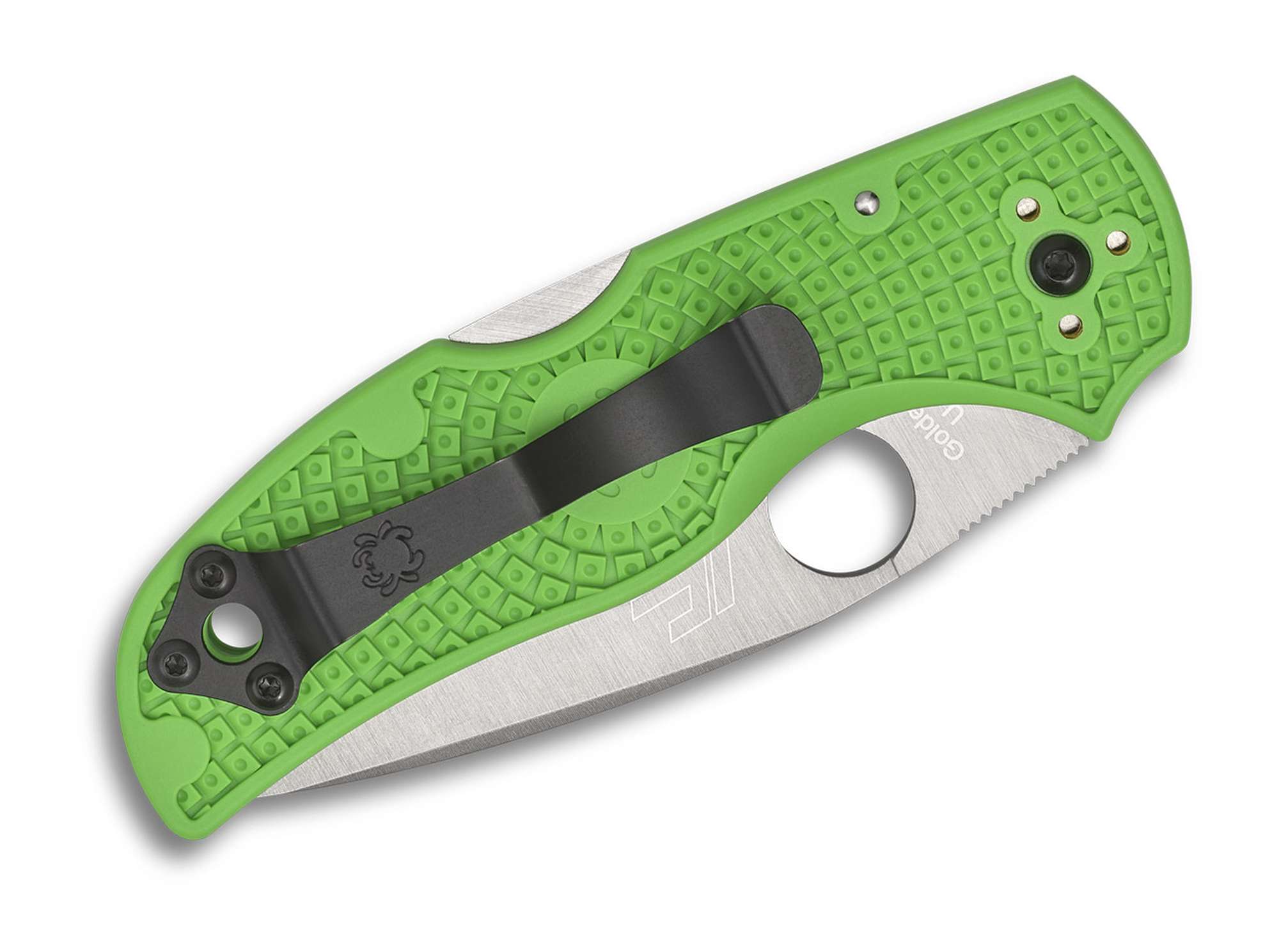 Briceag Native 5 Salt Green LC200N SpyderEdge Spyderco- LC200N, FRN
