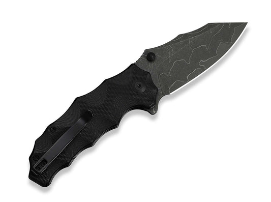 Briceag Natterjack Damascus Black G10 CIVIVI- Lama Damasc, Utilizare EDC