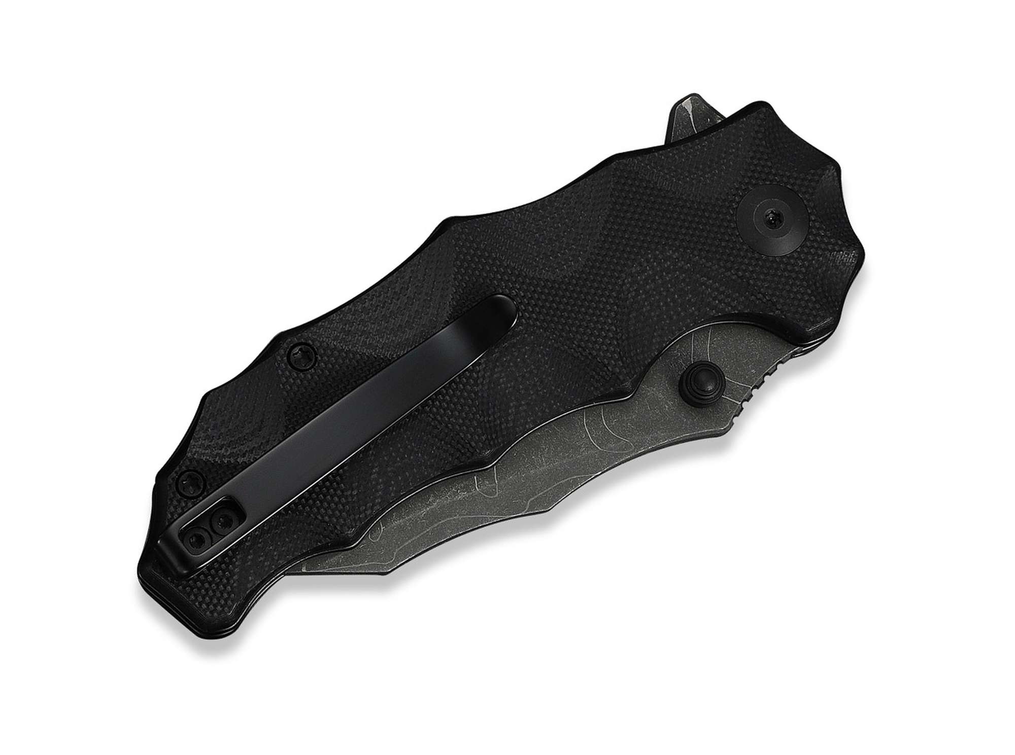 Briceag Natterjack Damascus Black G10 CIVIVI- Lama Damasc, Utilizare EDC