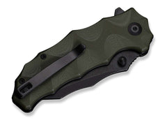 Briceag Natterjack OD Green G10 Black Stonewashed CIVIVI- Button Lock, Utilizare EDC