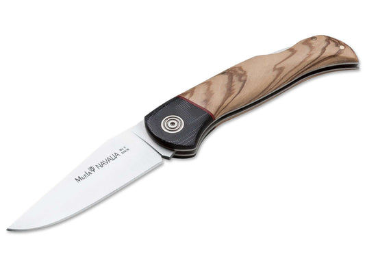 Briceag Navalia Muela- Maner Lemn de Maslin & Micarta, Design Exclusiv