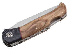 Briceag Navalia Muela- Maner Lemn de Maslin & Micarta, Design Exclusiv