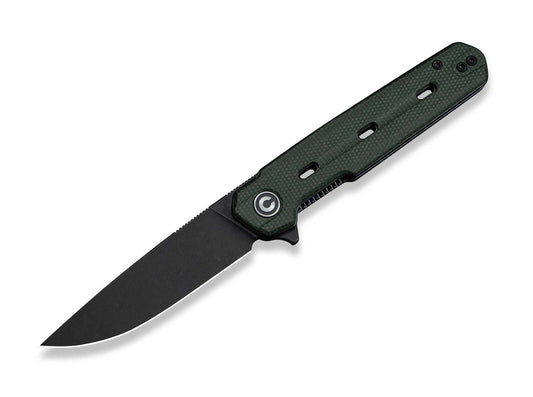Briceag Navo Nitro-V Green Micarta Black Stonewashed CIVIVI- EDC, Fiabil