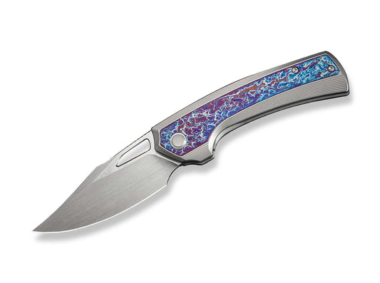 Briceag Nefaris Titanium Flamed Ti WE Knife- Editie Limitata, Lama CPM-20CV