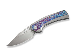 Briceag Nefaris Titanium Flamed Ti WE Knife- Editie Limitata, Lama CPM-20CV