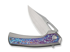 Briceag Nefaris Titanium Flamed Ti WE Knife- Editie Limitata, Lama CPM-20CV