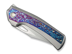 Briceag Nefaris Titanium Flamed Ti WE Knife- Editie Limitata, Lama CPM-20CV