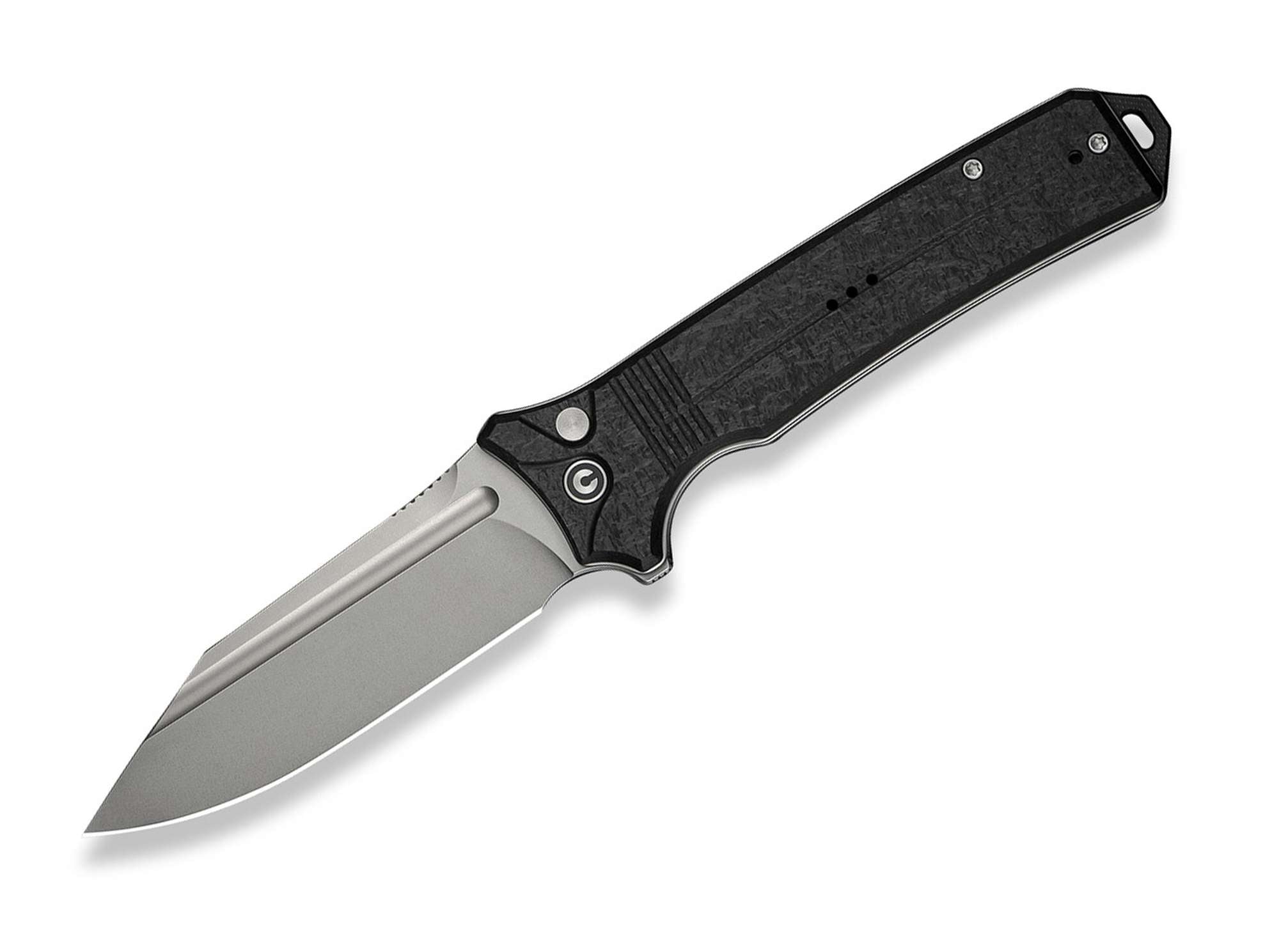 Briceag Neurohaptic Nitro-V Shredded G10 Black CIVIVI- Lama Nitro-V, Button Lock