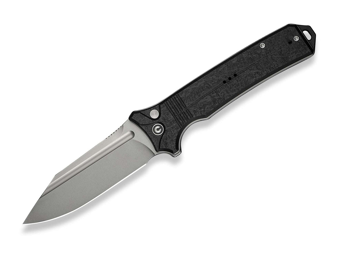 Briceag Neurohaptic Nitro-V Shredded G10 Black CIVIVI- Lama Nitro-V, Button Lock