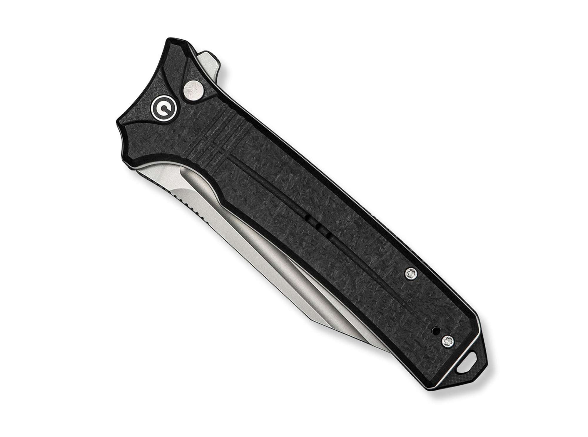 Briceag Neurohaptic Nitro-V Shredded G10 Black CIVIVI- Lama Nitro-V, Button Lock