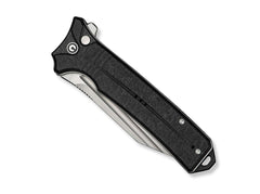 Briceag Neurohaptic Nitro-V Shredded G10 Black CIVIVI- Lama Nitro-V, Button Lock