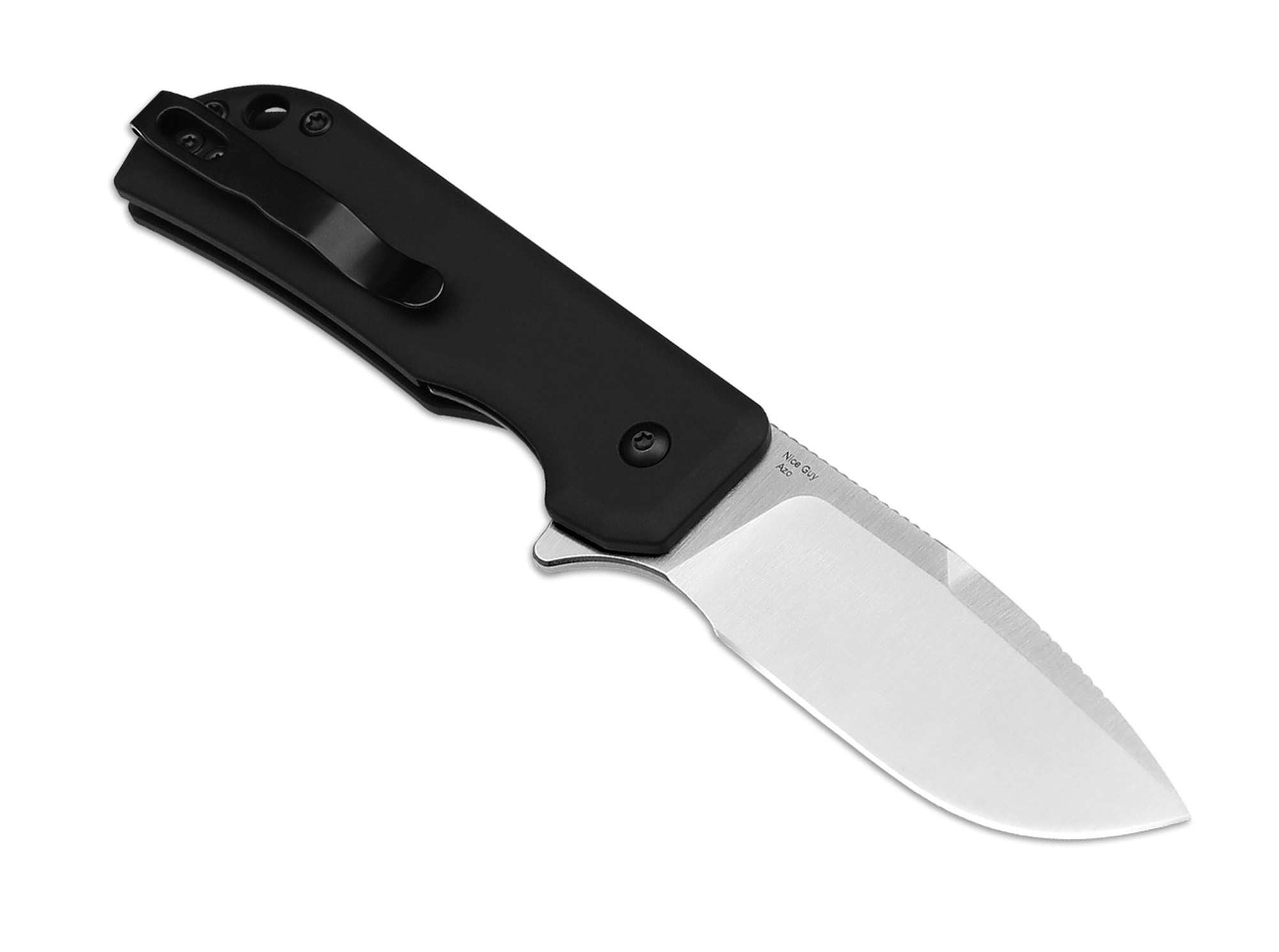 Briceag Nice Guy Aluminum Black Kizer- Lama Nitro-V, Maner Aluminiu Negru
