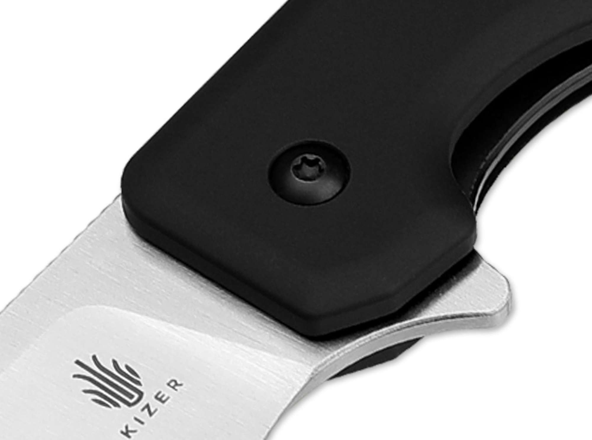 Briceag Nice Guy Aluminum Black Kizer- Lama Nitro-V, Maner Aluminiu Negru