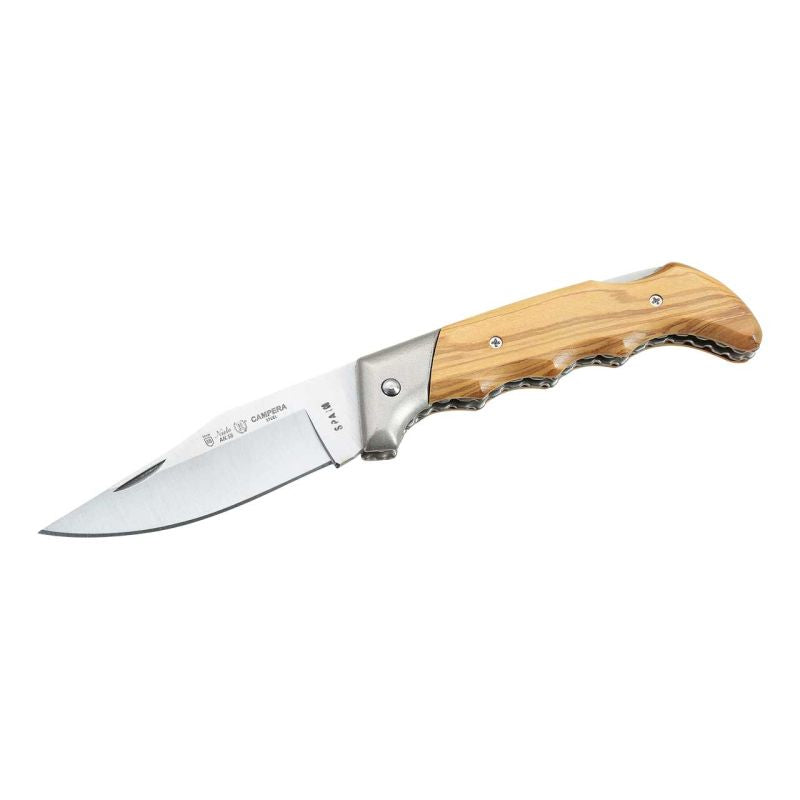 Briceag Nieto CAMPERA 070 - Oțel AN.58, Mâner Olivenholz, Backlock
