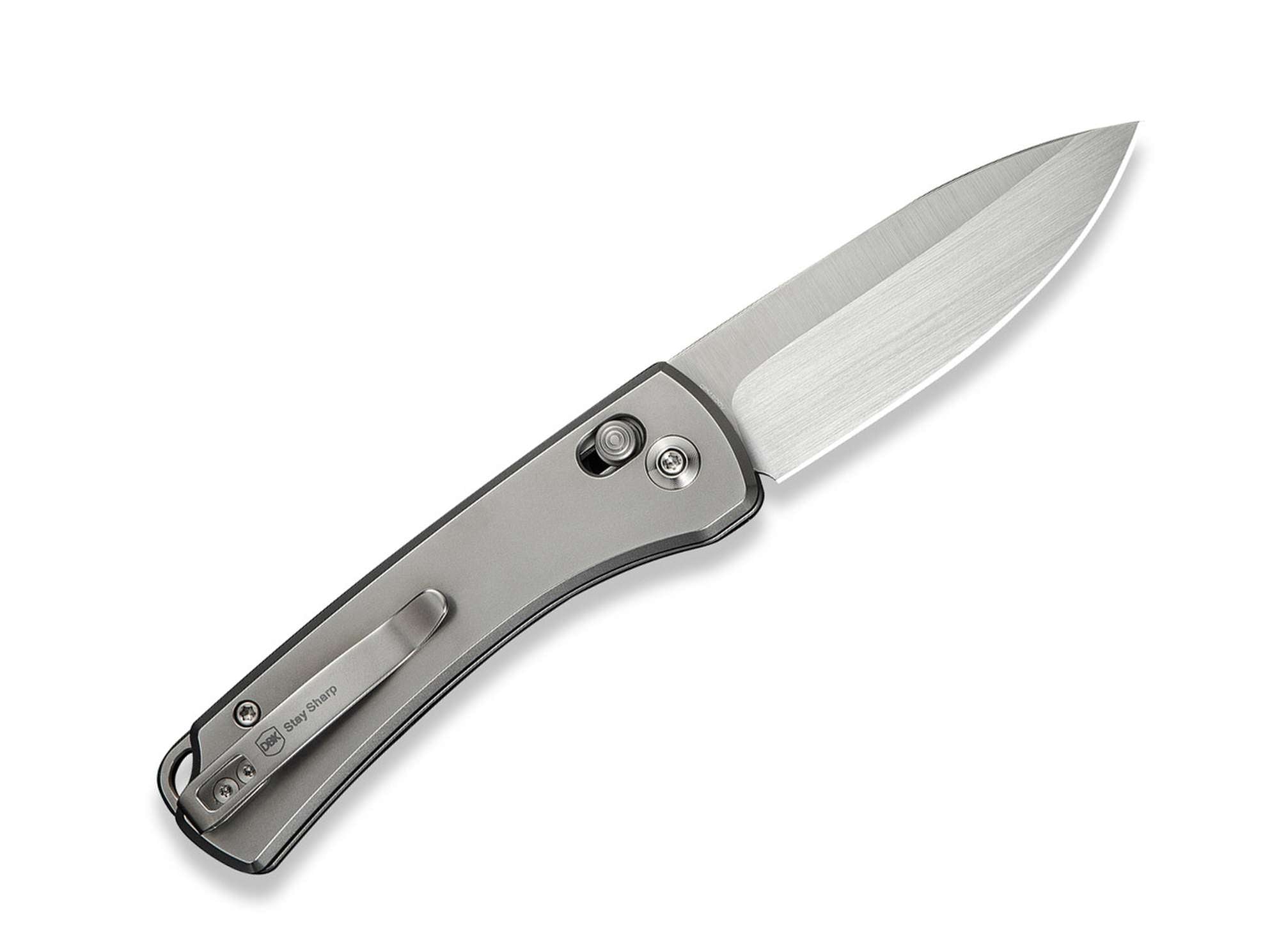 Briceag Nightblade 20CV Titanium Gray WE Knife- Lama CPM-20CV, Maner Titan Gri