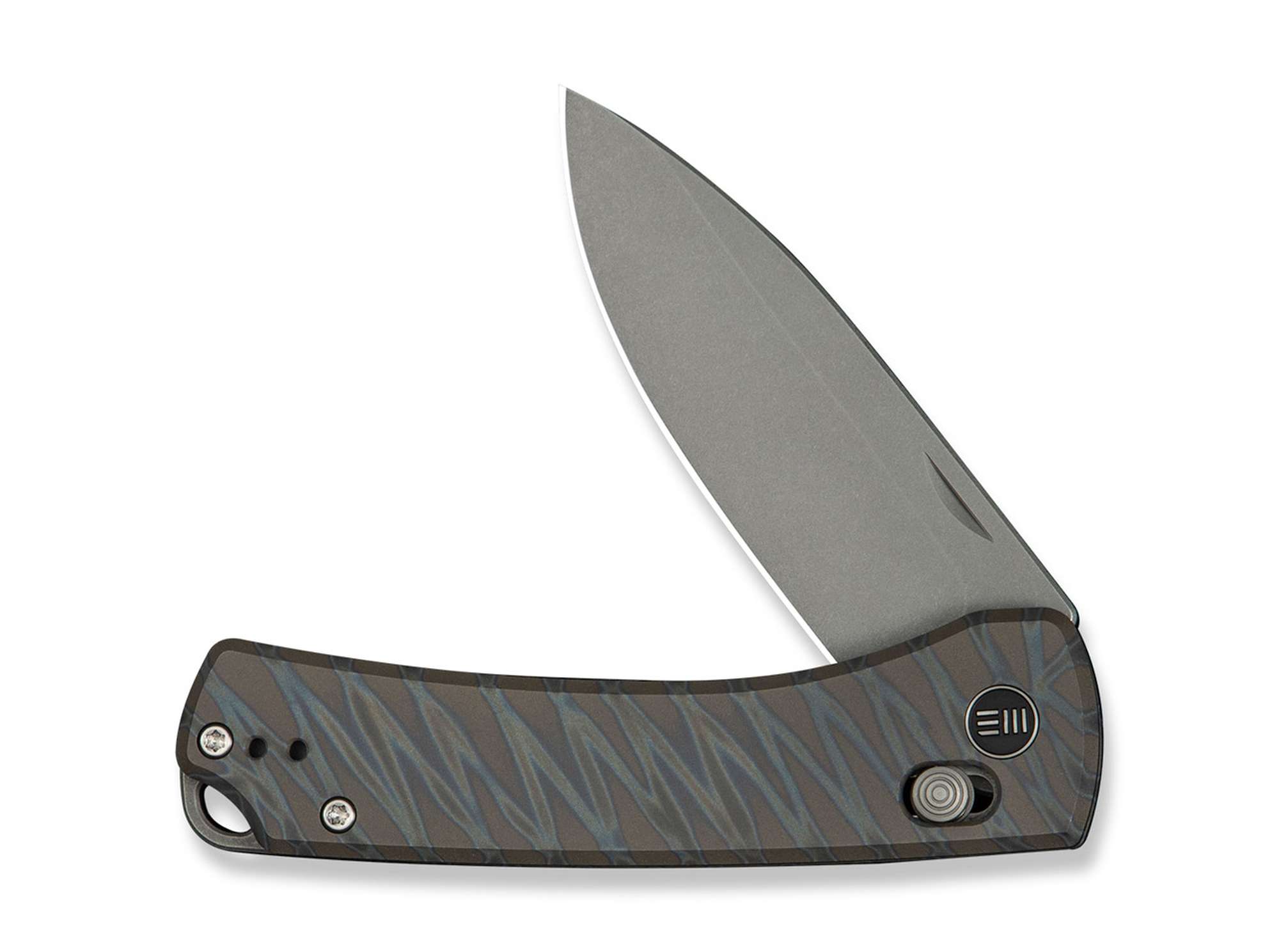 Briceag Nightblade 20CV Titanium Tiger Stripe WE Knife- Lama 20CV, Maner Titanium
