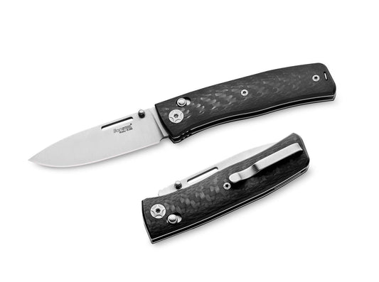 Briceag Nini M390 CF LionSteel- Lama M390, Maner Fibra Carbon