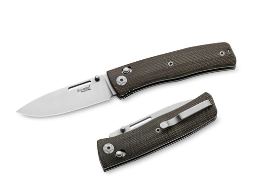 Briceag Nini M390 Green Micarta LionSteel- Lama M390, Utilizare EDC