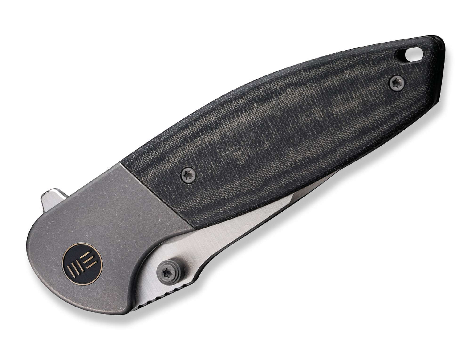 Briceag Nitro Mini Grey Titanium Micarta Black WE Knife- Lama CPM-20CV, EDC