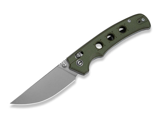 Briceag Noctis Nitro-V Olive Micarta CIVIVI- Maner Micarta Olv, Lama Nitro-V Stonewashed