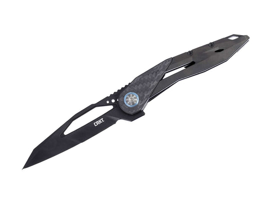 Briceag Nucleus MagnaCut Titanium CF All Black CRKT- Lama MagnaCut, Mâner Titan