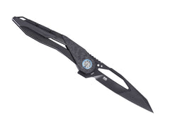 Briceag Nucleus MagnaCut Titanium CF All Black CRKT- Lama MagnaCut, Mâner Titan