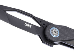 Briceag Nucleus MagnaCut Titanium CF All Black CRKT- Lama MagnaCut, Mâner Titan
