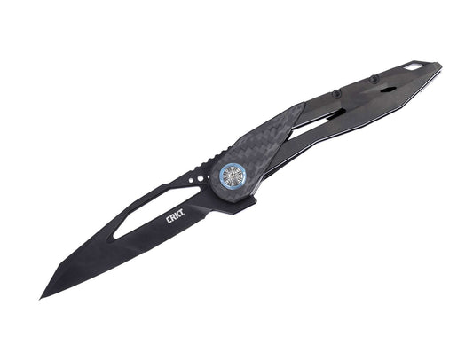 Briceag Nucleus MagnaCut Titanium CF All Black CRKT- Lama MagnaCut, Mâner Titan