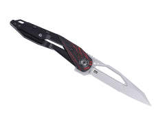 Briceag Nucleus Steel & G10 Red & Black CRKT- Lama, Maner G10 Rosu & Negru