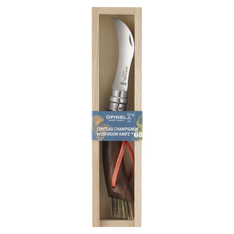 Briceag Opinel No 08 Pilzmesser Herbertz - Inox, Virobloc, Mâner Nuc