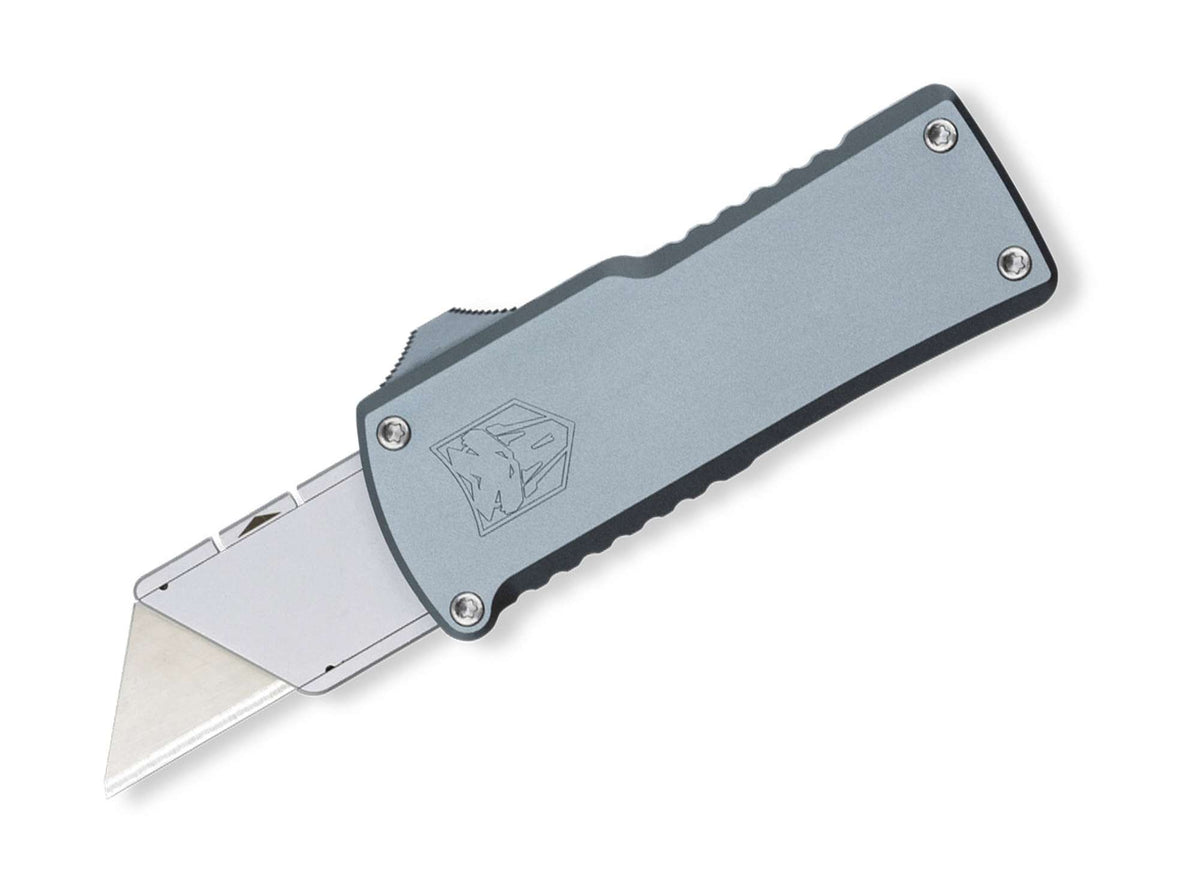 Briceag OTF Utility Knife Grey CobraTec- Lama Retractabila OTF, Utilizare EDC