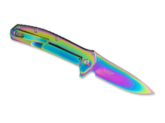 Briceag Outcome Rainbow Kershaw- Aspect Vibrant, Blocare Frame Lock