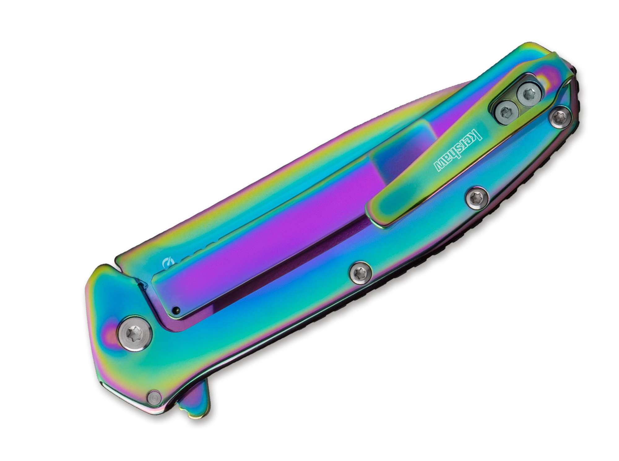 Briceag Outcome Rainbow Kershaw- Aspect Vibrant, Blocare Frame Lock
