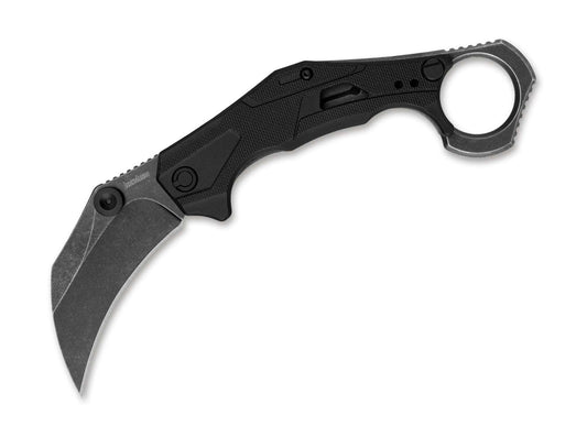 Briceag Outlier Kershaw- Lama Hawkbill, Maner GRN Texturat