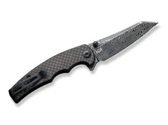 Briceag P87 Twill Carbon Damascus CIVIVI- Design Slim, Lama Damascus