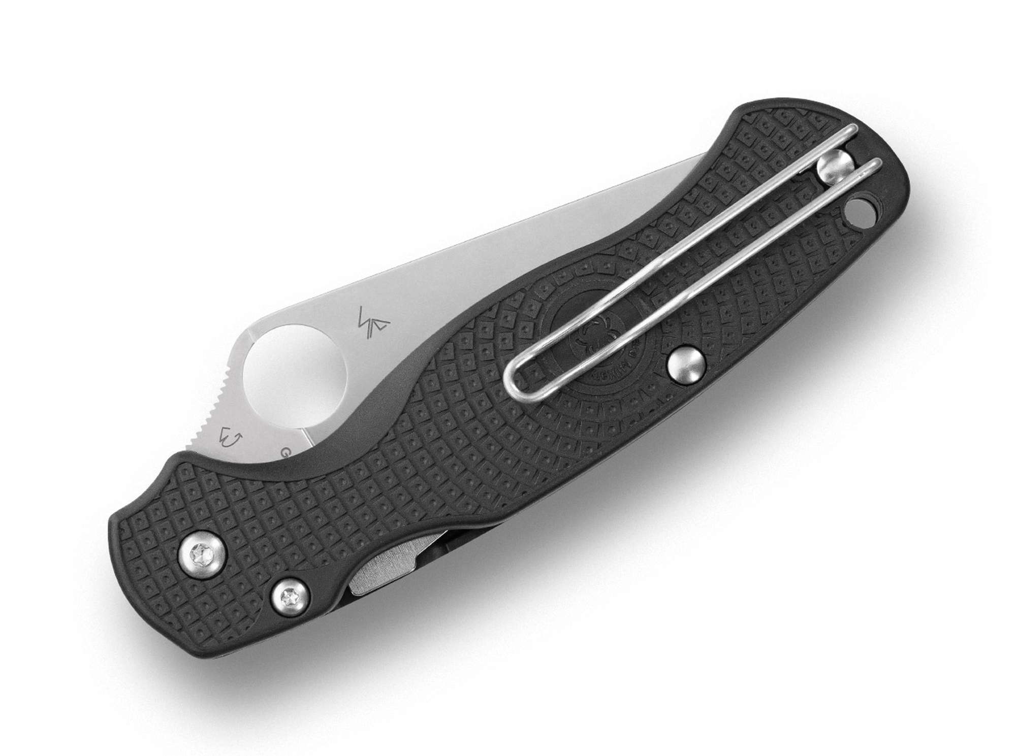 Briceag Para Military 2 Lightweight Spyderco- Lama PlainEdge, Maner FRN