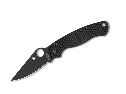 Briceag Para Military 2 Salt Spyderco- Lama MagnaCut Neagra, Maner G10 Negru