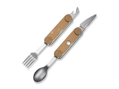 Briceag Partake Coyote Brown Aluminum CIVIVI- Multi-tool 4-in-1, Design Compact