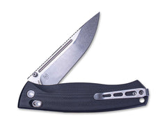 Briceag Pathfinder FFG G10 Black Real Steel- Maner G10 Ergonomic, Blocare Crossbar Lock